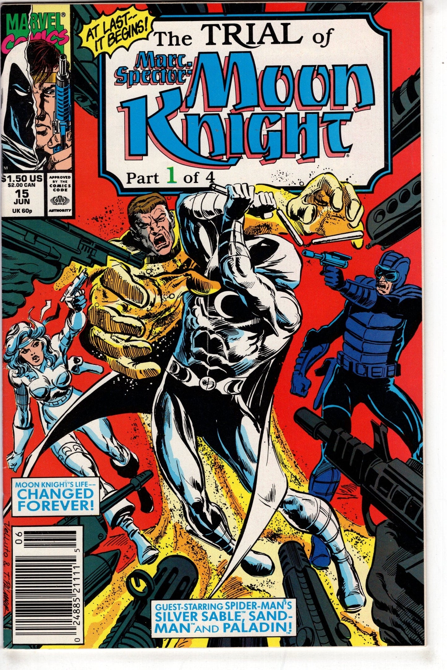 Packrat Comics COMIC BOOK Marc Spector: Moon Knight (1989 series) #15