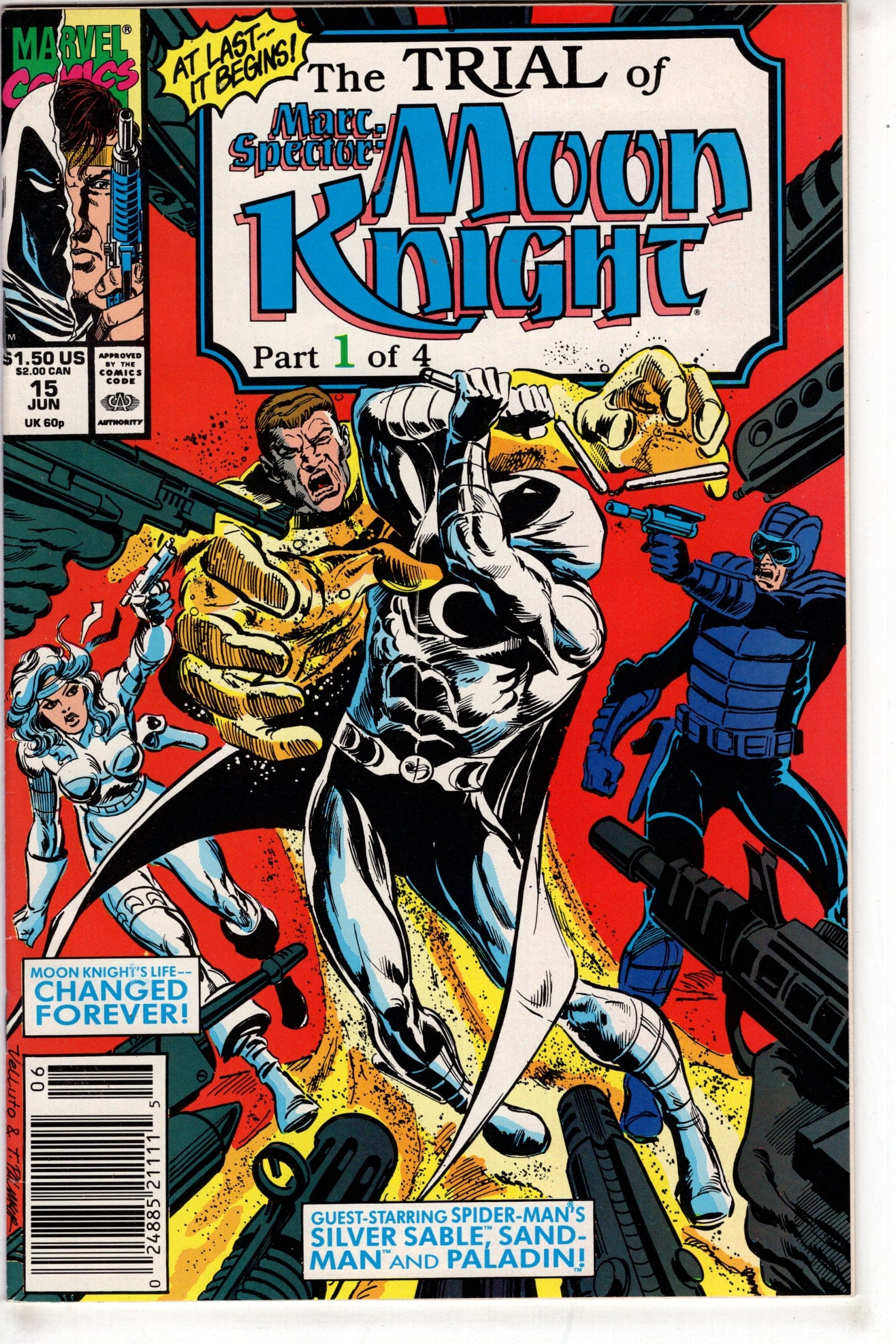 Packrat Comics COMIC BOOK Marc Spector: Moon Knight (1989 series) #15
