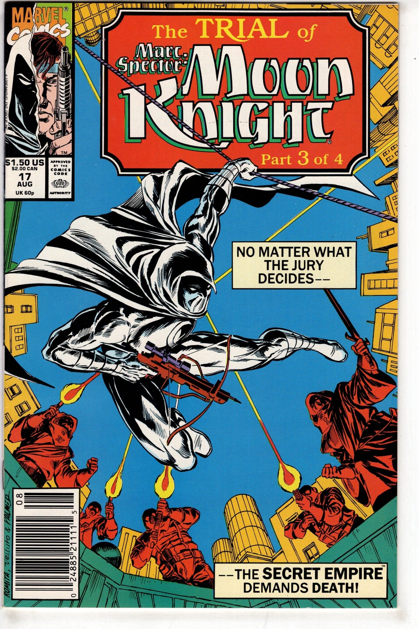 Packrat Comics COMIC BOOK Marc Spector: Moon Knight (1989 series) #17