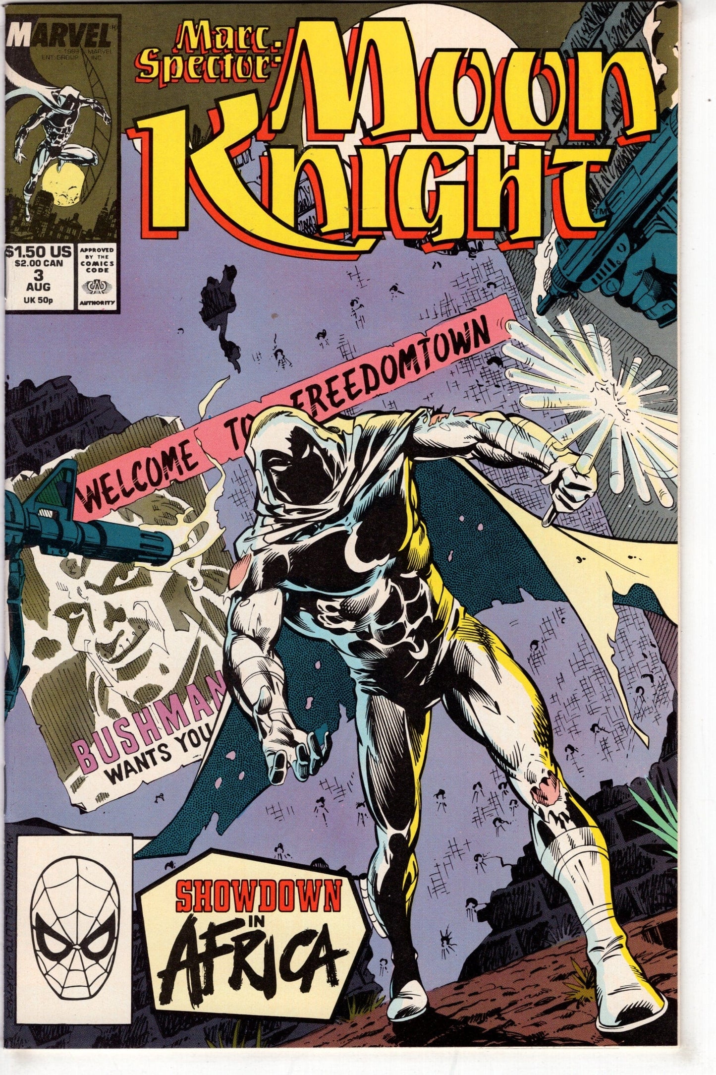 Packrat Comics COMIC BOOK Marc Spector: Moon Knight (1989 series) #3