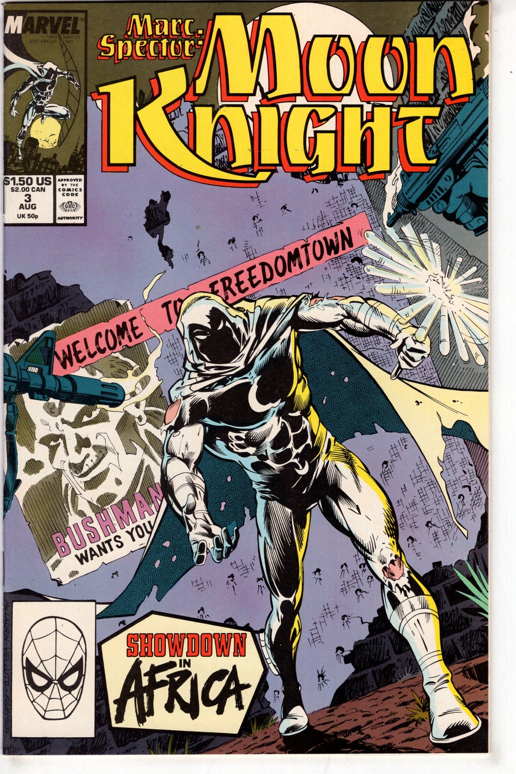 Packrat Comics COMIC BOOK Marc Spector: Moon Knight (1989 series) #3
