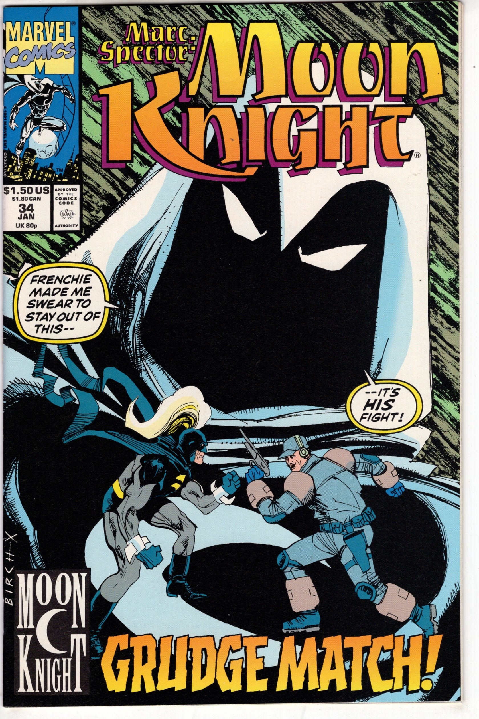 Packrat Comics COMIC BOOK Marc Spector: Moon Knight (1989 series) #34