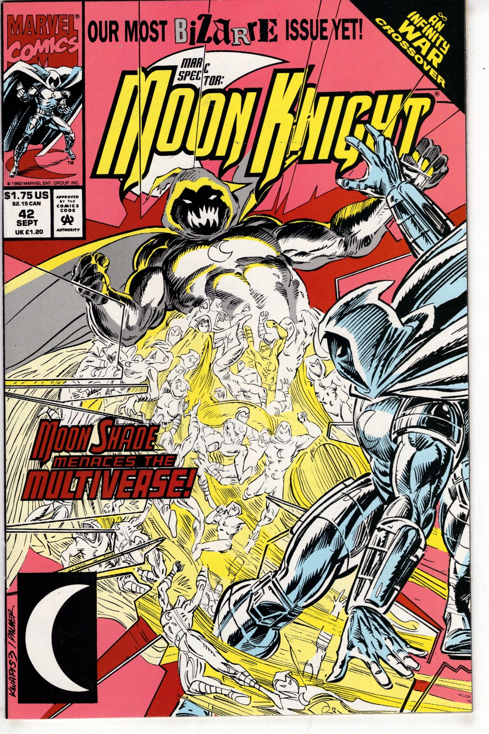 Packrat Comics COMIC BOOK Marc Spector: Moon Knight (1989 series) #42 [Direct]