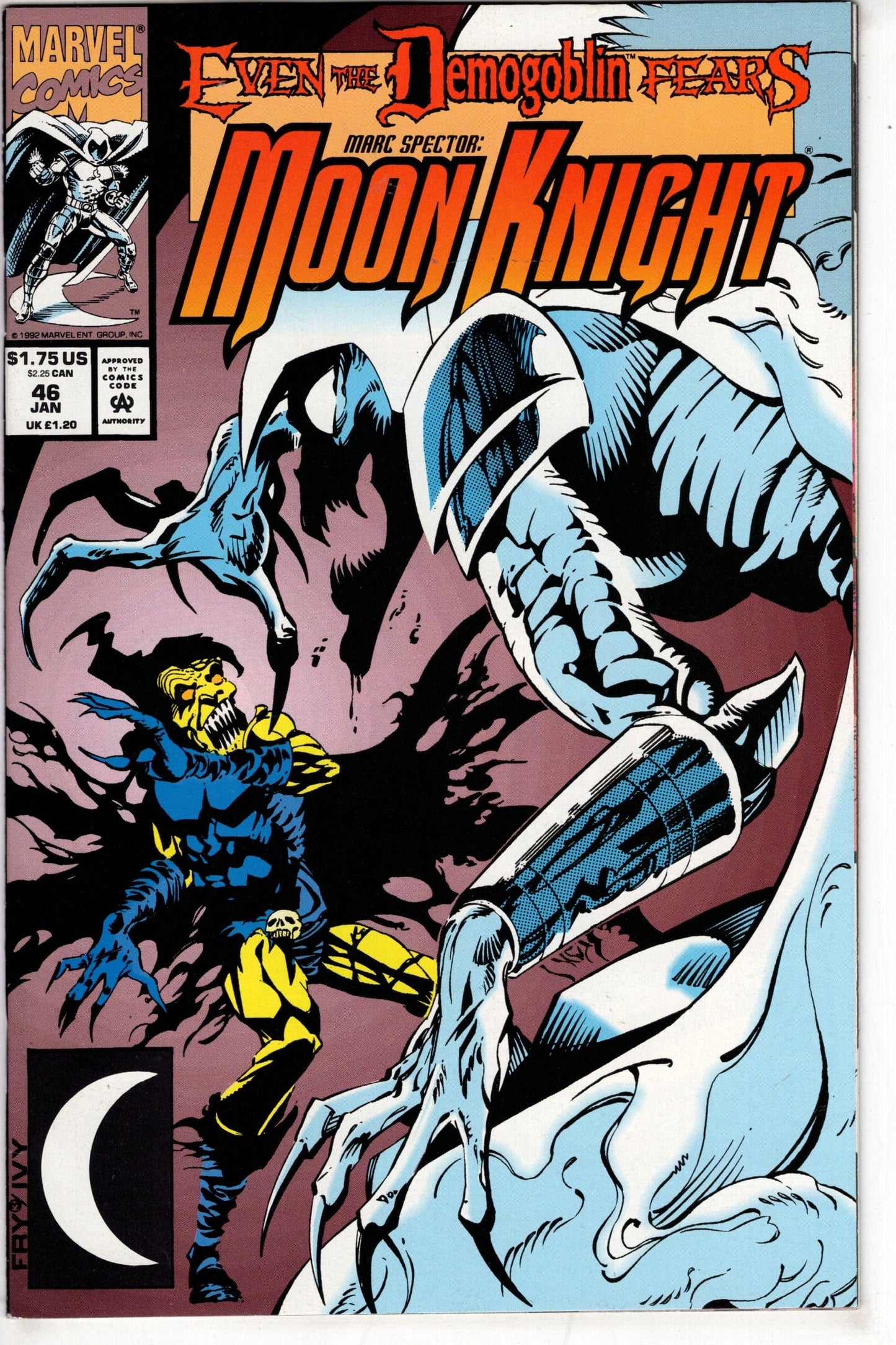 Packrat Comics COMIC BOOK Marc Spector: Moon Knight (1989 series) #46