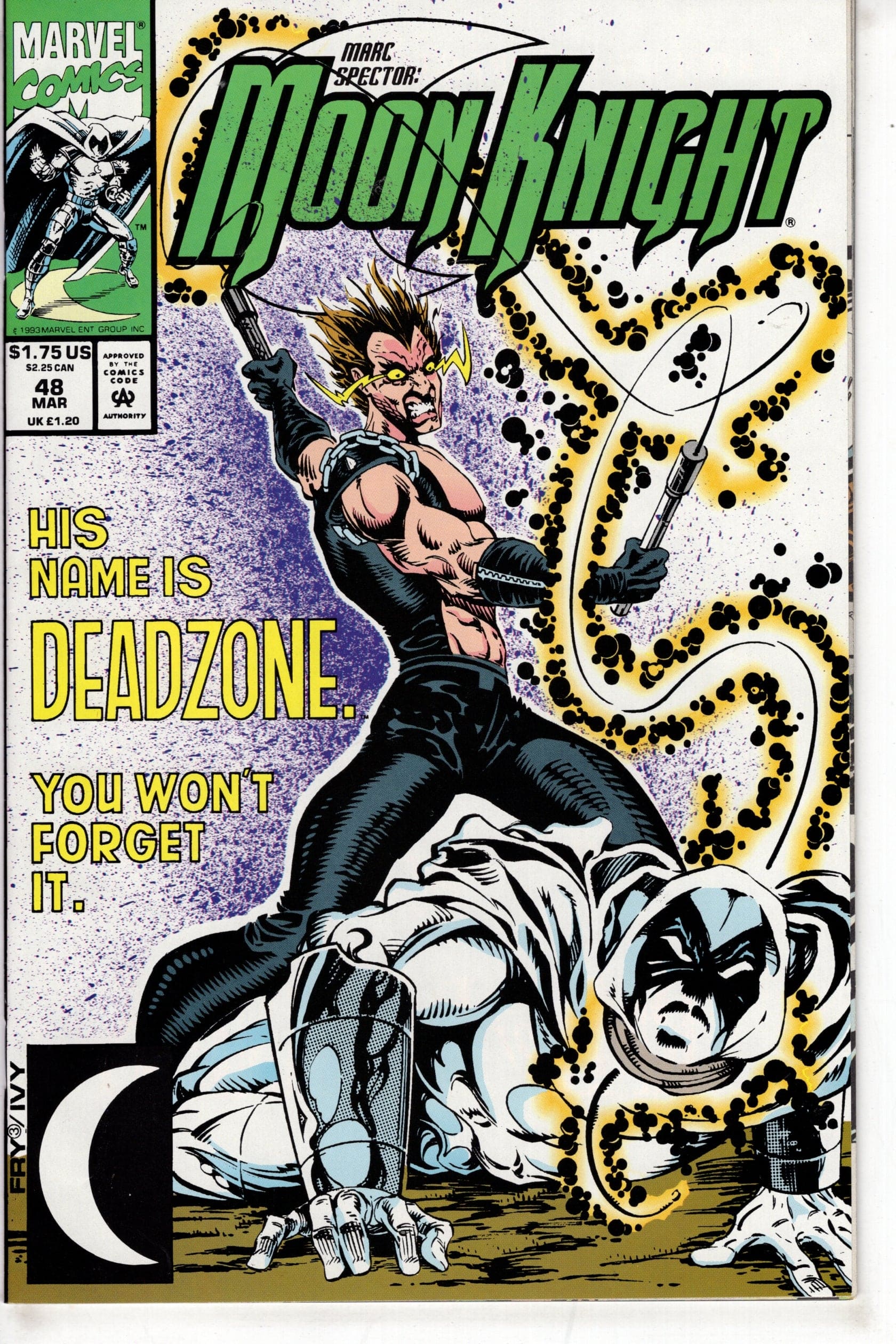 Packrat Comics COMIC BOOK Marc Spector: Moon Knight (1989 series) #48