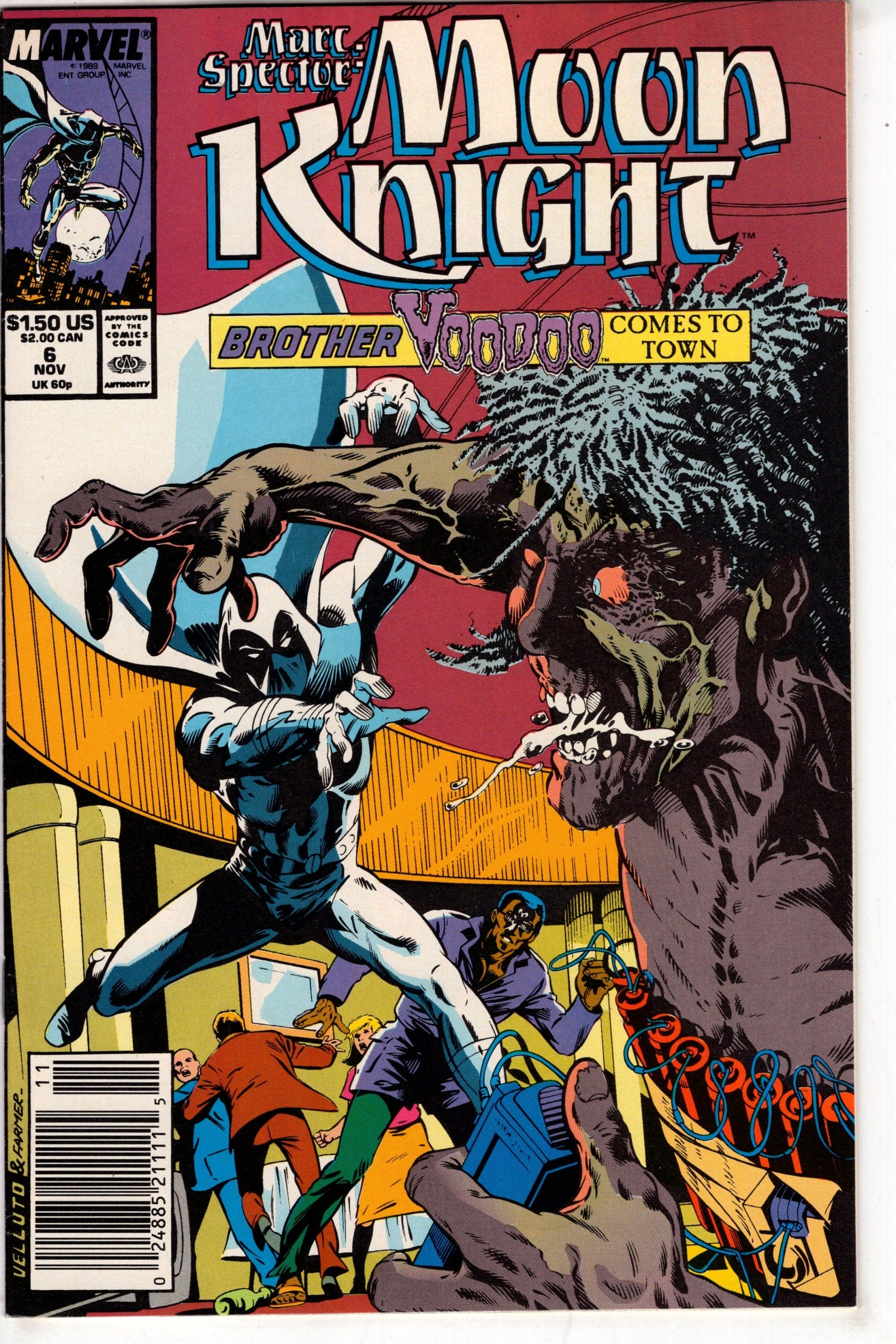 Packrat Comics COMIC BOOK Marc Spector: Moon Knight (1989 series) #6