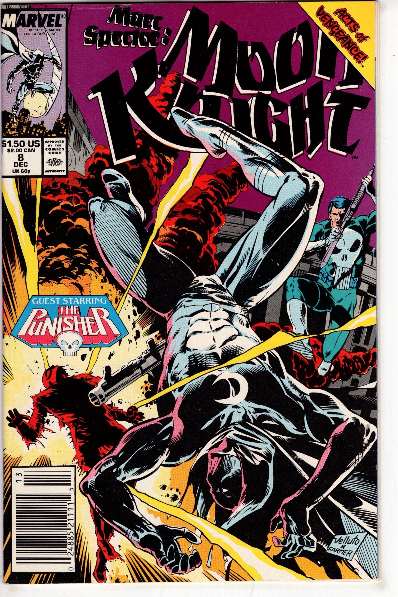 Packrat Comics COMIC BOOK Marc Spector: Moon Knight (1989 series) #8