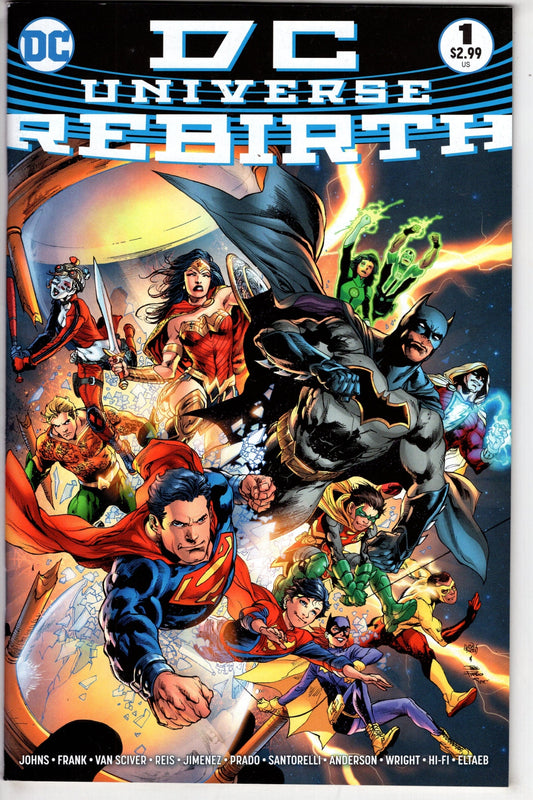 Packrat Comics DC UNIVERSE REBIRTH #1 1MIDNIGHT RELEASE VAR ED