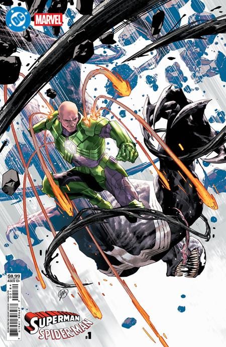 Packrat Comics NEW NEXT WEEK DC MARVEL SUPERMAN SPIDER-MAN #1 (ONE SHOT) Second Printing Cvr C Yasmine Putri  (VF/NM)