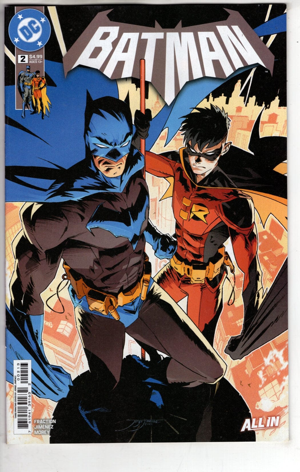 Packrat Comics NEW THIS WEEK BATMAN #2 Third Printing Cvr A Jorge Jimenez (VF/NM)