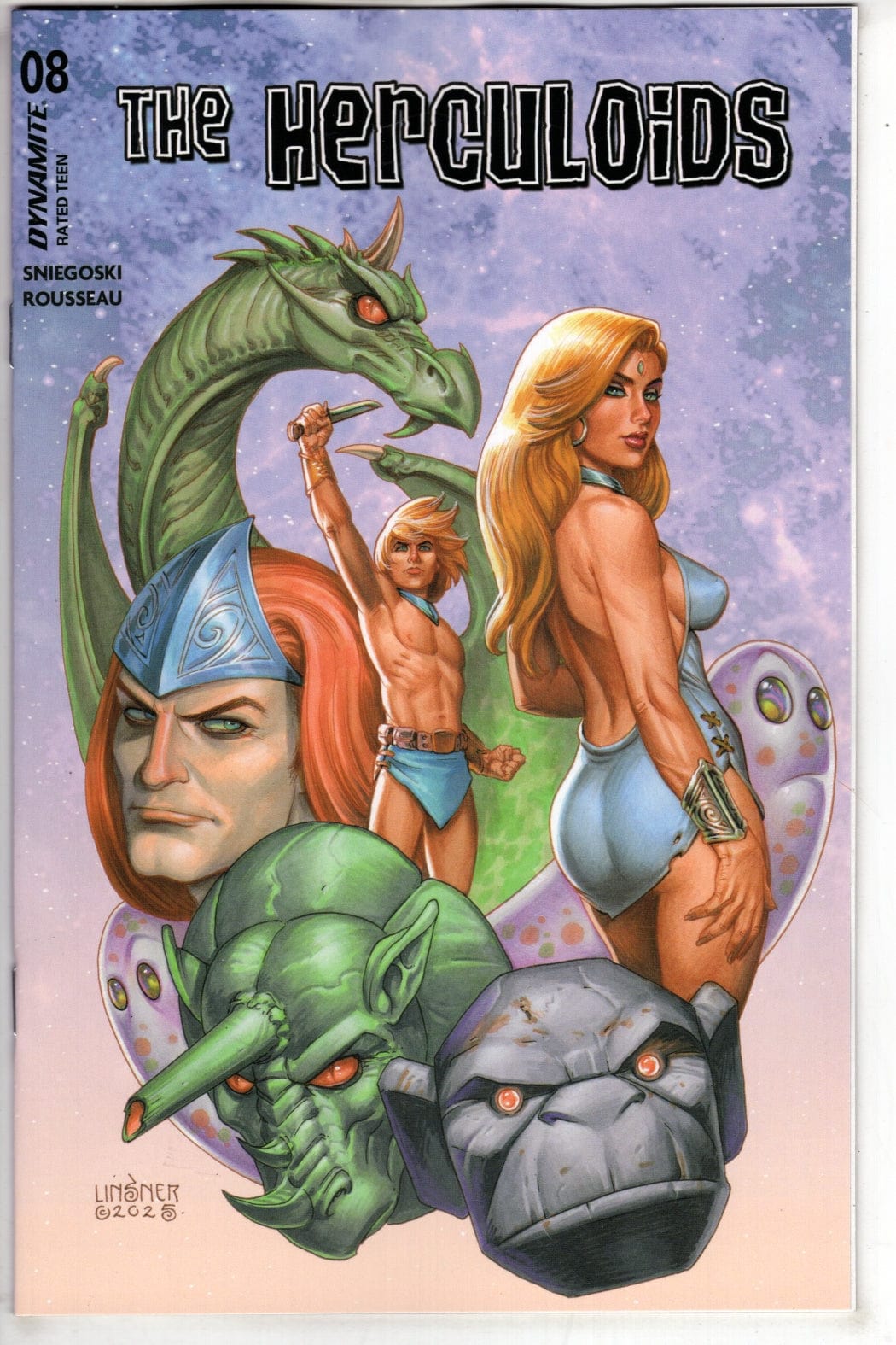 Packrat Comics NEW THIS WEEK HERCULOIDS #8 CVR B MICHAEL JOSEPH LINSNER VAR