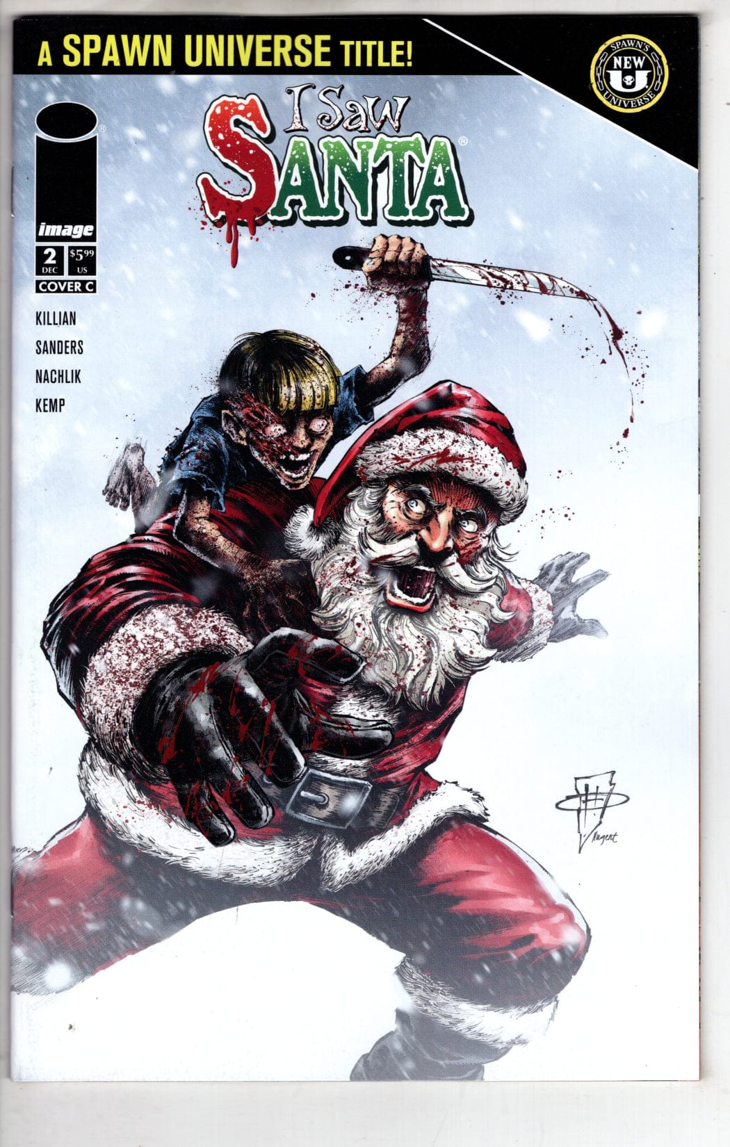 Packrat Comics NEW THIS WEEK I SAW SANTA A SPAWN UNIVERSE CHRISTMAS STORY #2 (OF 2) CVR C DANIEL HENRIQUES VAR