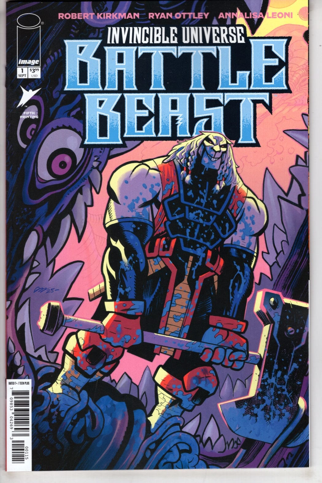 Packrat Comics NEW THIS WEEK INVINCIBLE UNIVERSE BATTLE BEAST #1 5TH PTG