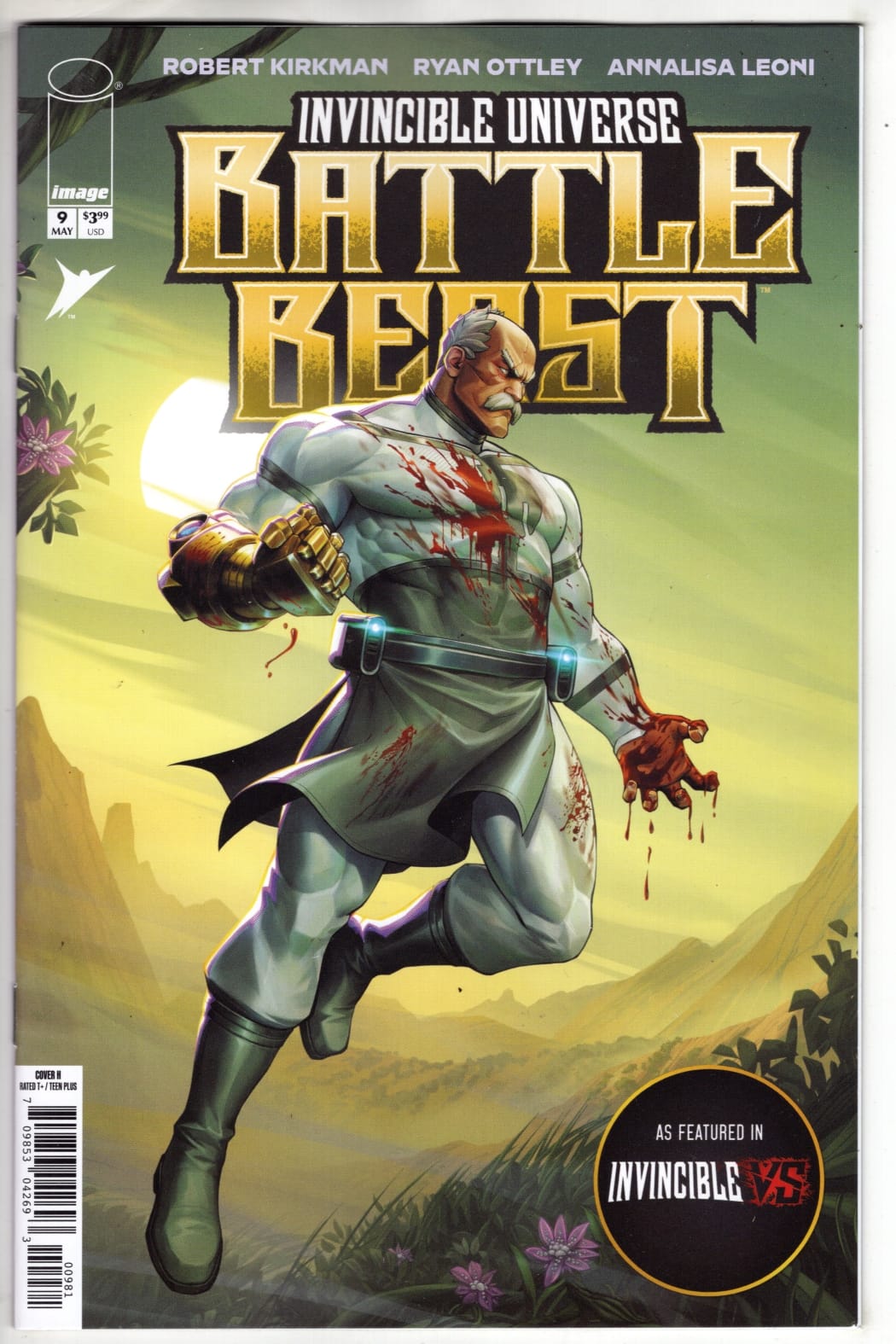 Packrat Comics NEW THIS WEEK INVINCIBLE UNIVERSE BATTLE BEAST #9 CVR H DAN EDER VS VARIANT (VF/NM)