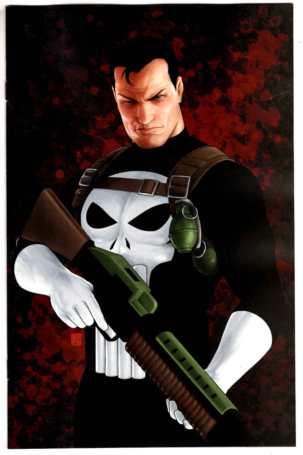 Packrat Comics NEW THIS WEEK PUNISHER #1 JOHN TYLER CHRISTOPHER NEGATIVE SPACE VIRGIN 2ND PRINTING VARIANT (VF/NM)