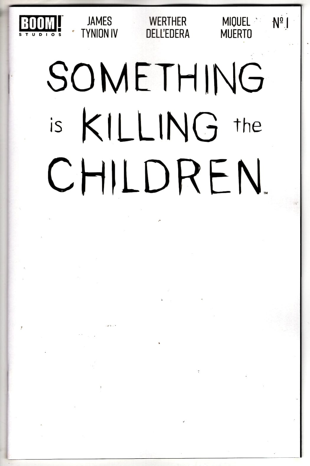 Packrat Comics NEW THIS WEEK Something is Killing the Children #1 ZAC 10th Printing Blank Sketch Variant (Dressed  Sketch) (VF/NM)