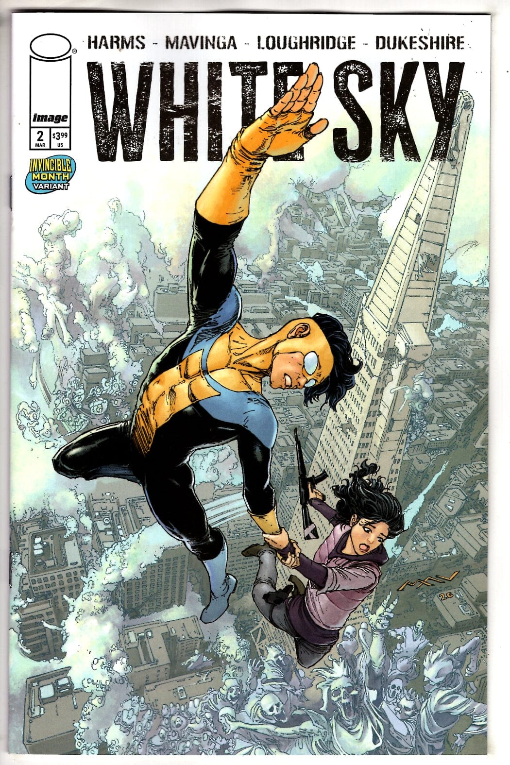 Packrat Comics NEW THIS WEEK WHITE SKY #2 CVR C JP MAVINGA INVINCIBLE TEAM UP VAR (MR) (VF/NM)