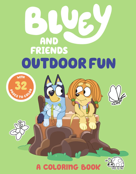 Penguin Random House NEW THIS WEEK Bluey and Friends: Outdoor Fun: A Coloring Book