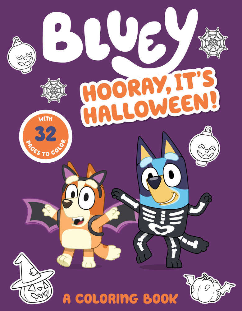 Penguin Young Readers Group KIDS Bluey: Hooray, It'S Halloween!: A Coloring Book