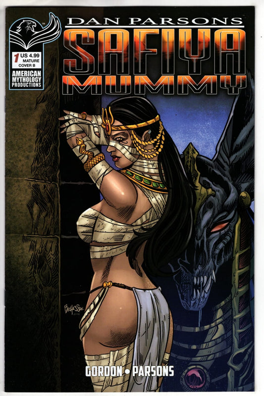 Prana Publishers NEW LAST WEEK DAN PARSONS SAFIYA MUMMY #1 CVR B BUZ HASSON VAR (MR) (VF/NM)