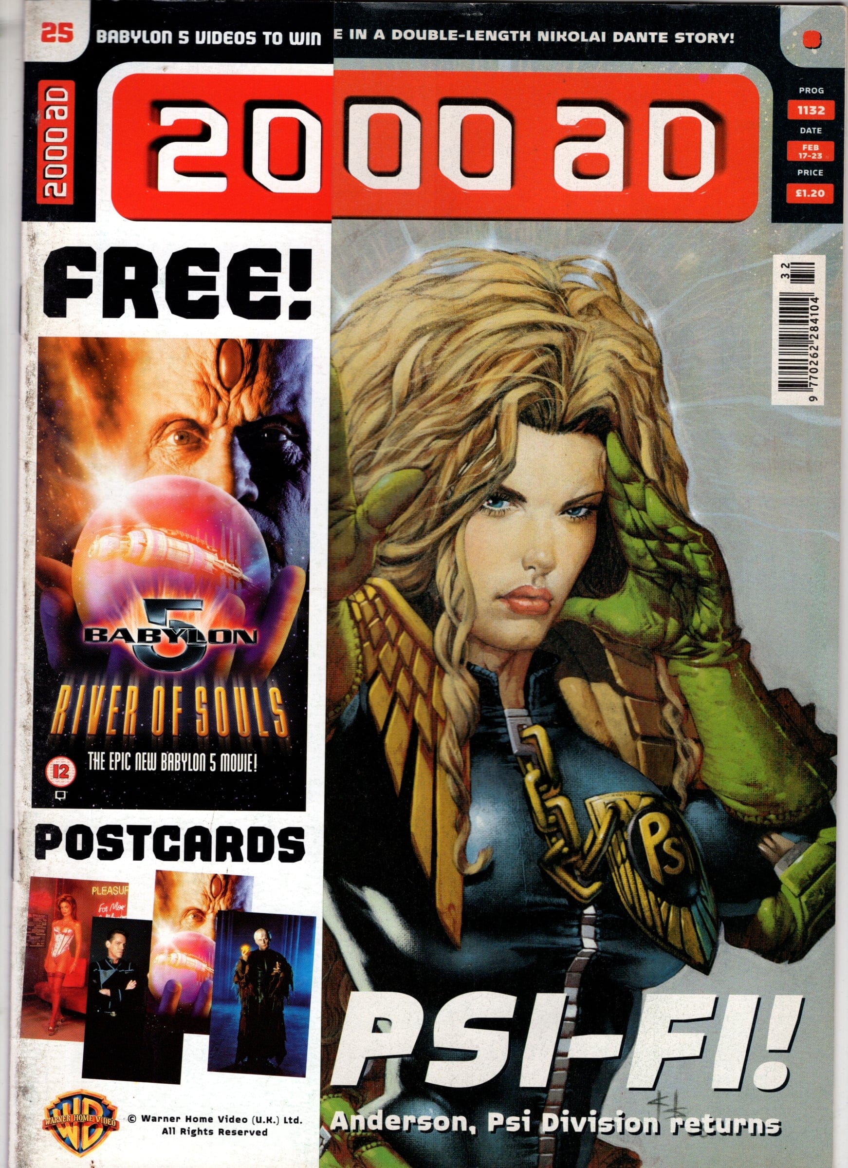 REBELLION / 2000AD Comic Book 2000 AD #1132 [VG/FN]