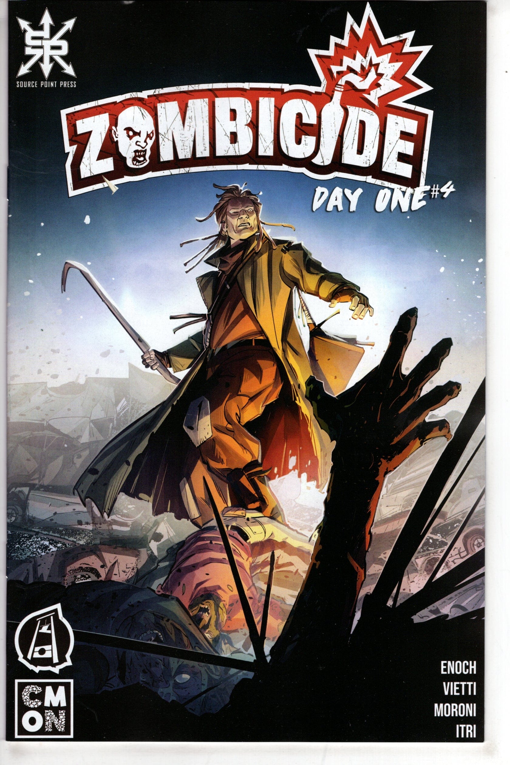 SOURCE POINT PRESS COMIC BOOK Zombicide Day One #4 (Of 4) Cover A Alfio Buscaglia (Mature)