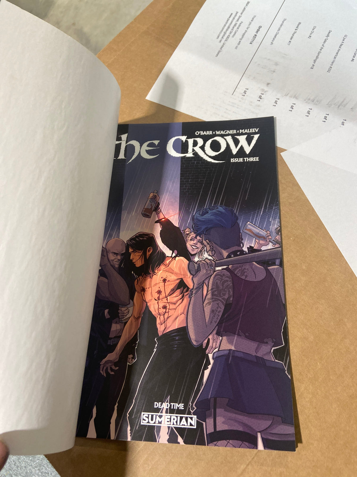 SUMERIAN COMICS COMIC BOOK Crow Dead Time #3 (Of 3) Cover A [VF/NM]