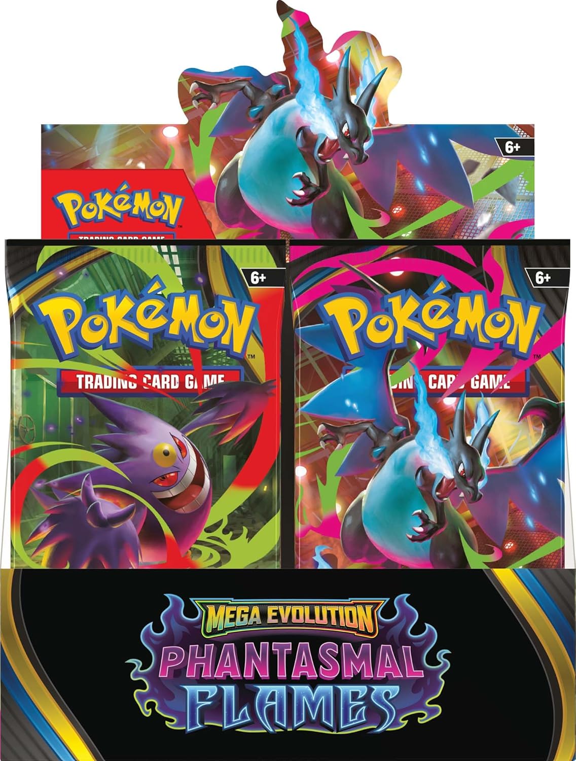 The Pokémon Company International GAMES Pokemon TCG: Mega Evolutions Phantasmal Flames Booster Display Box