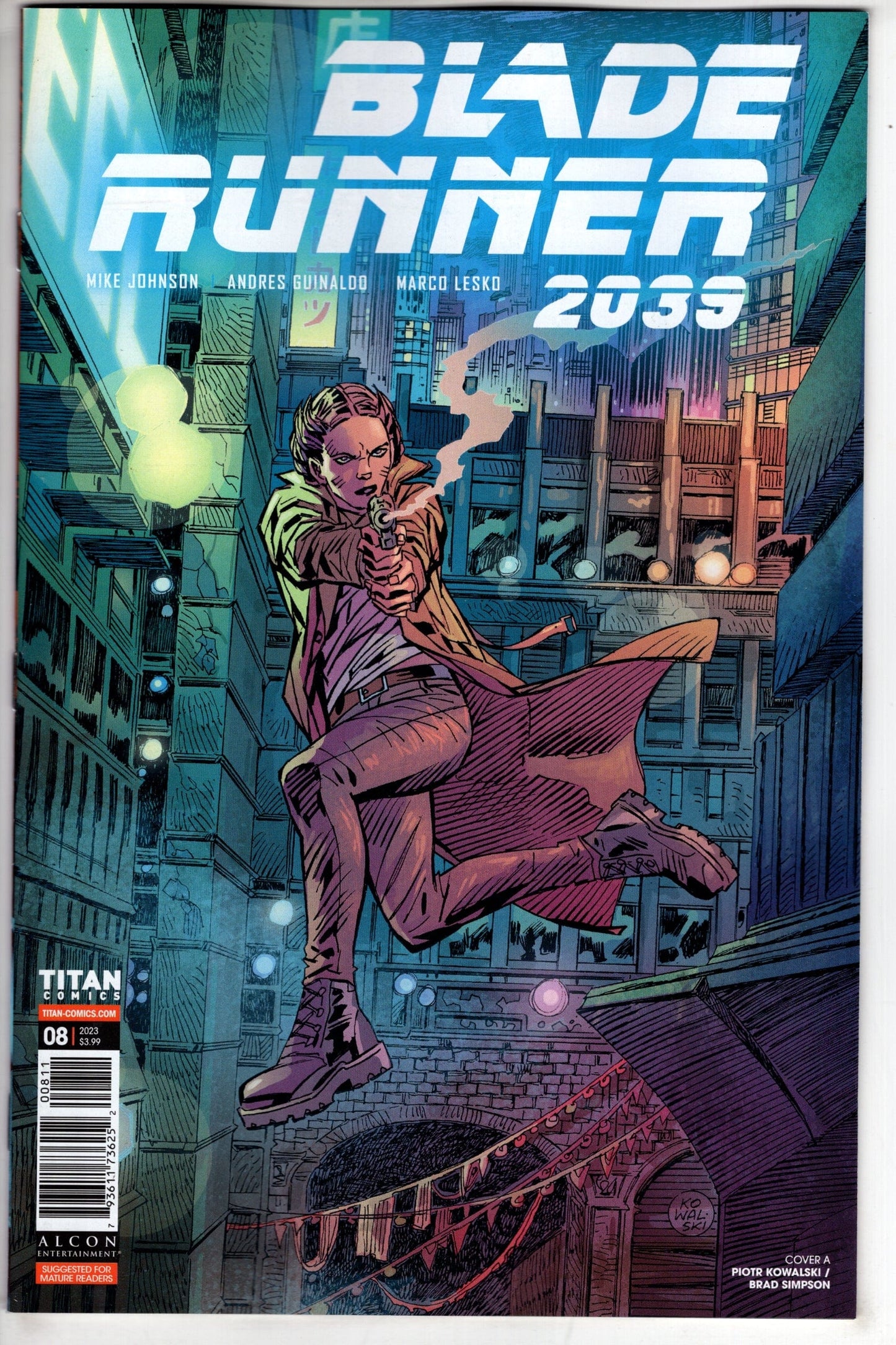 TITAN COMICS COMIC BOOK Blade Runner 2039 #8 (Of 12) Cover A Kowalski (Mature)