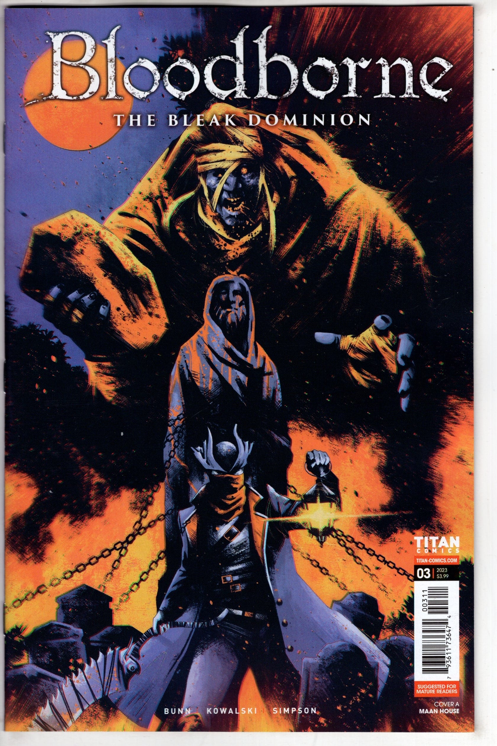 TITAN COMICS COMIC BOOK Bloodborne Bleak Dominion #3 (Of 4) Cover A House (Mature)
