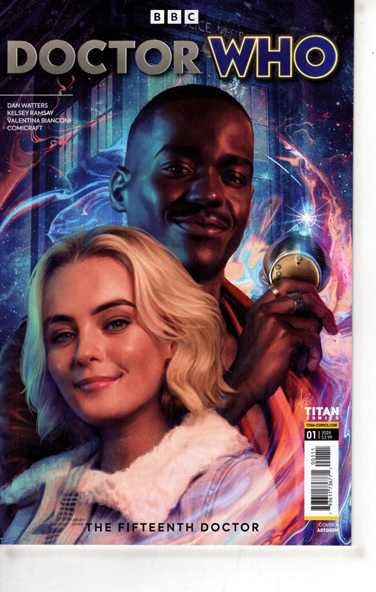 TITAN COMICS COMIC BOOK Doctor Who Fifteenth Doctor #1 (Of 4) Cover A Artgerm
