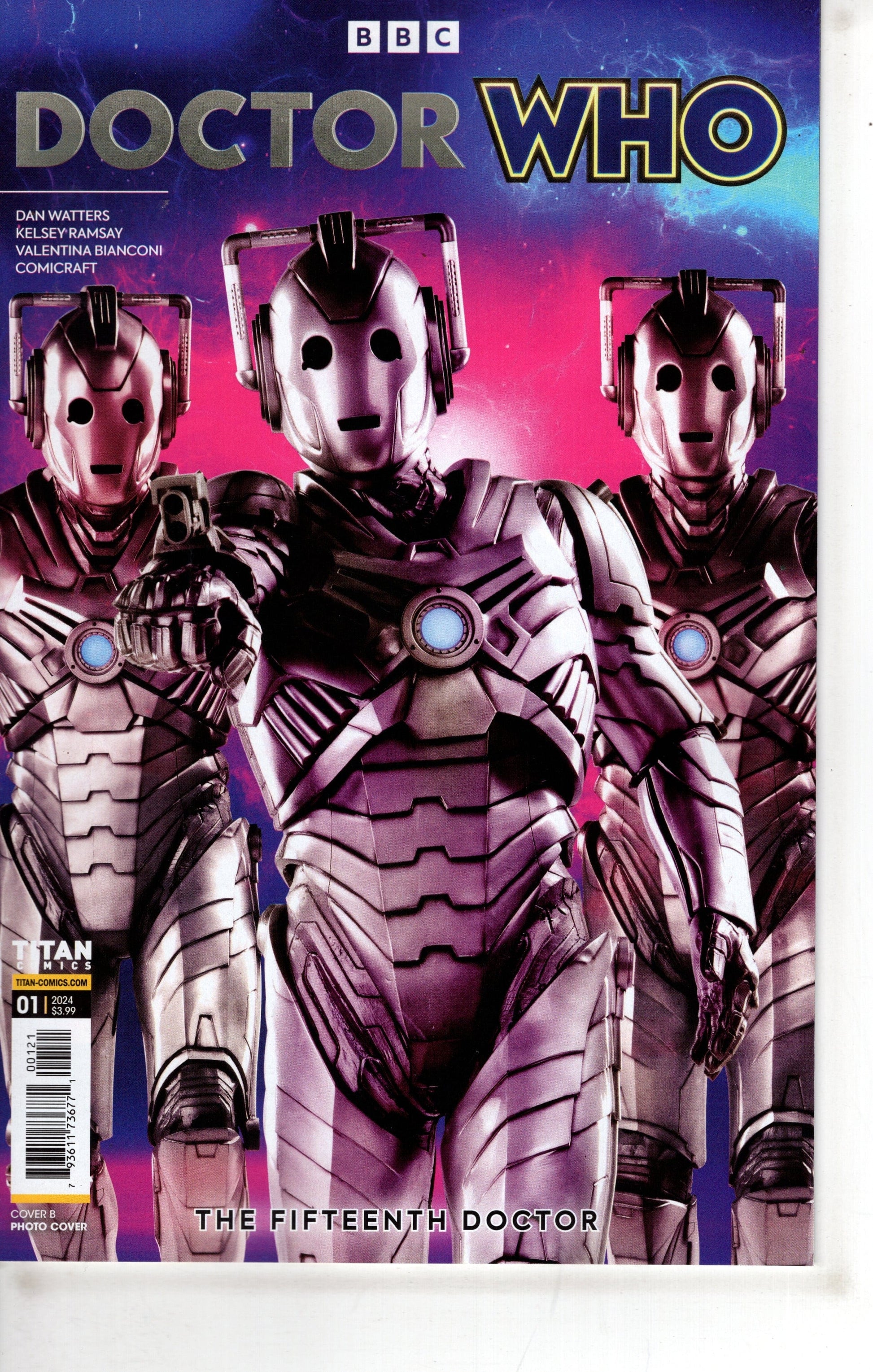 TITAN COMICS COMIC BOOK Doctor Who Fifteenth Doctor #1 (Of 4) Cover B Photo