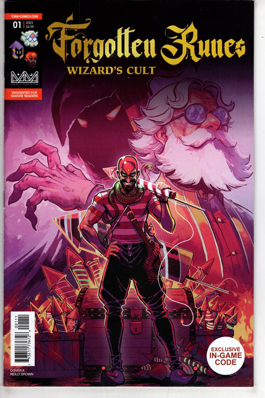 TITAN COMICS COMIC BOOK Forgotten Runes Wizards Cult #1 (Of 10) Cover A Brown