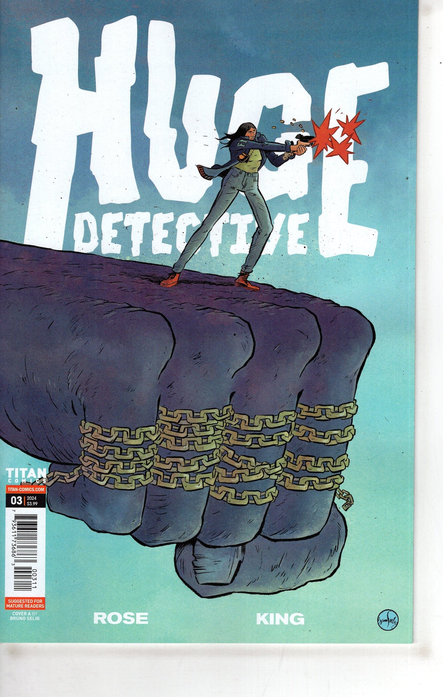 TITAN COMICS COMIC BOOK Huge Detective #3 (Of 5) Cover A Selig (Mature)