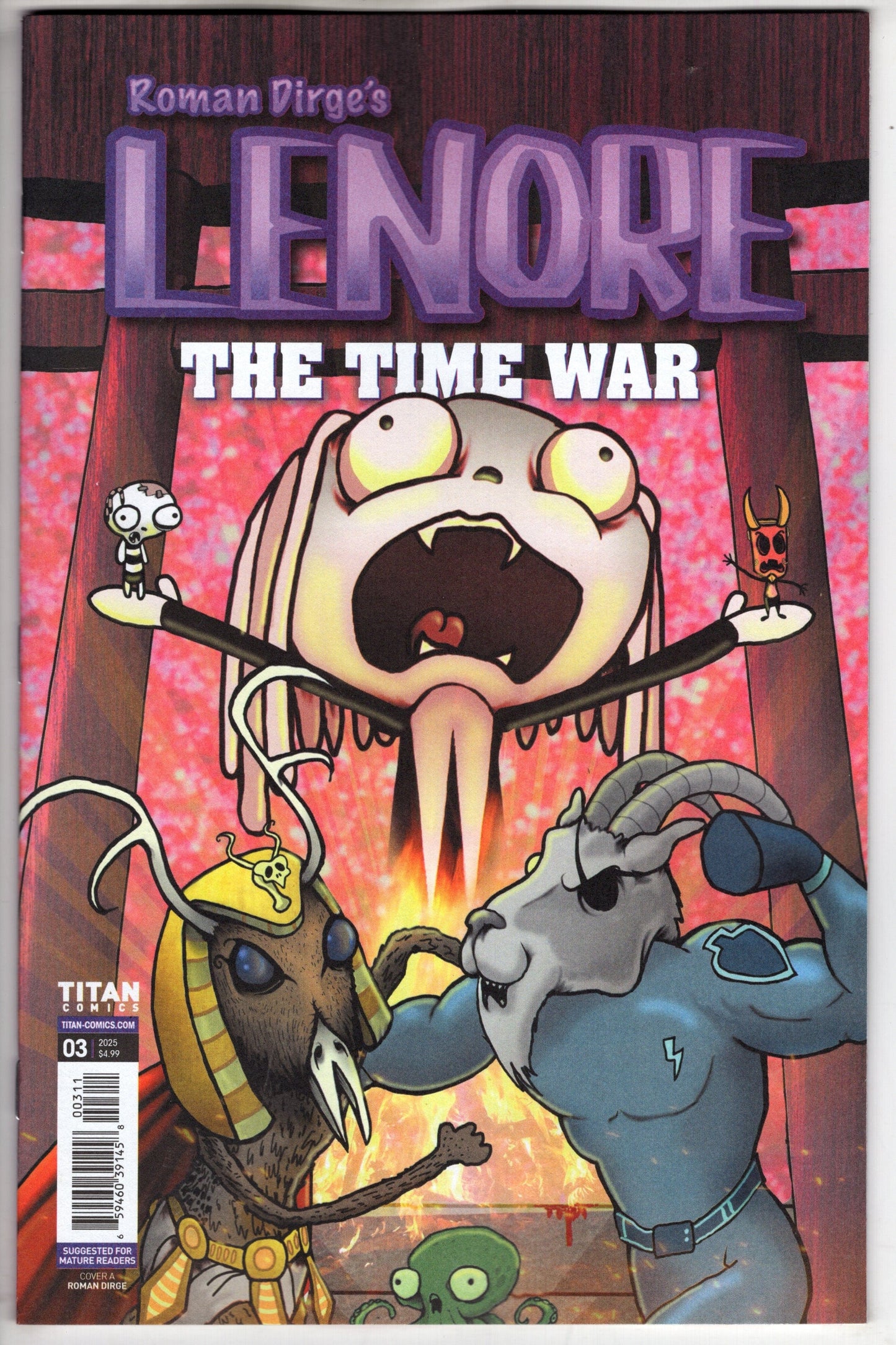 TITAN COMICS COMIC BOOK LENORE THE TIME WAR #3 CVR A DIRGE (MR)