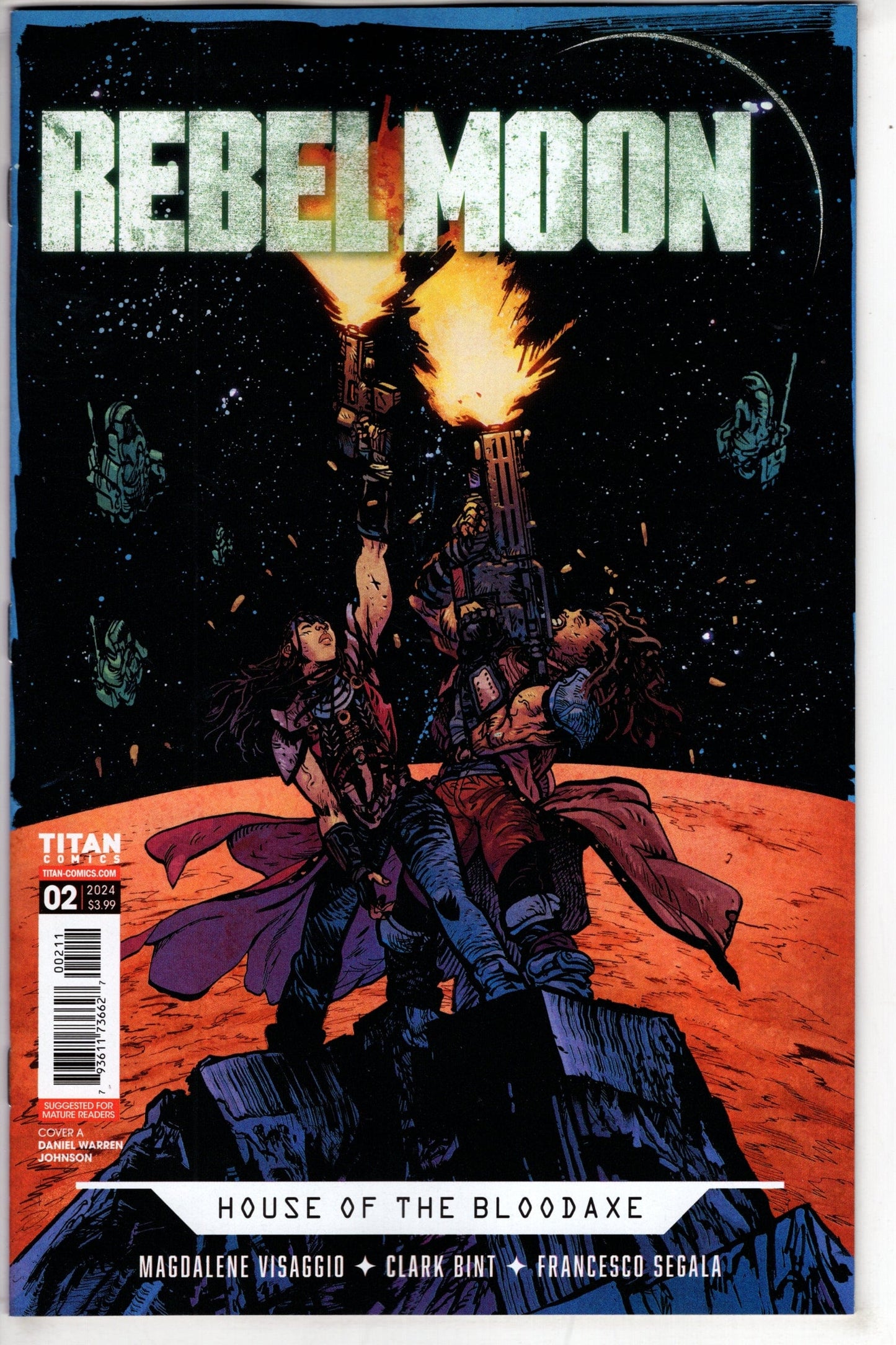 TITAN COMICS COMIC BOOK Rebel Moon House Blood Axe #2 (Of 4) Cover A Warren Johnson (M