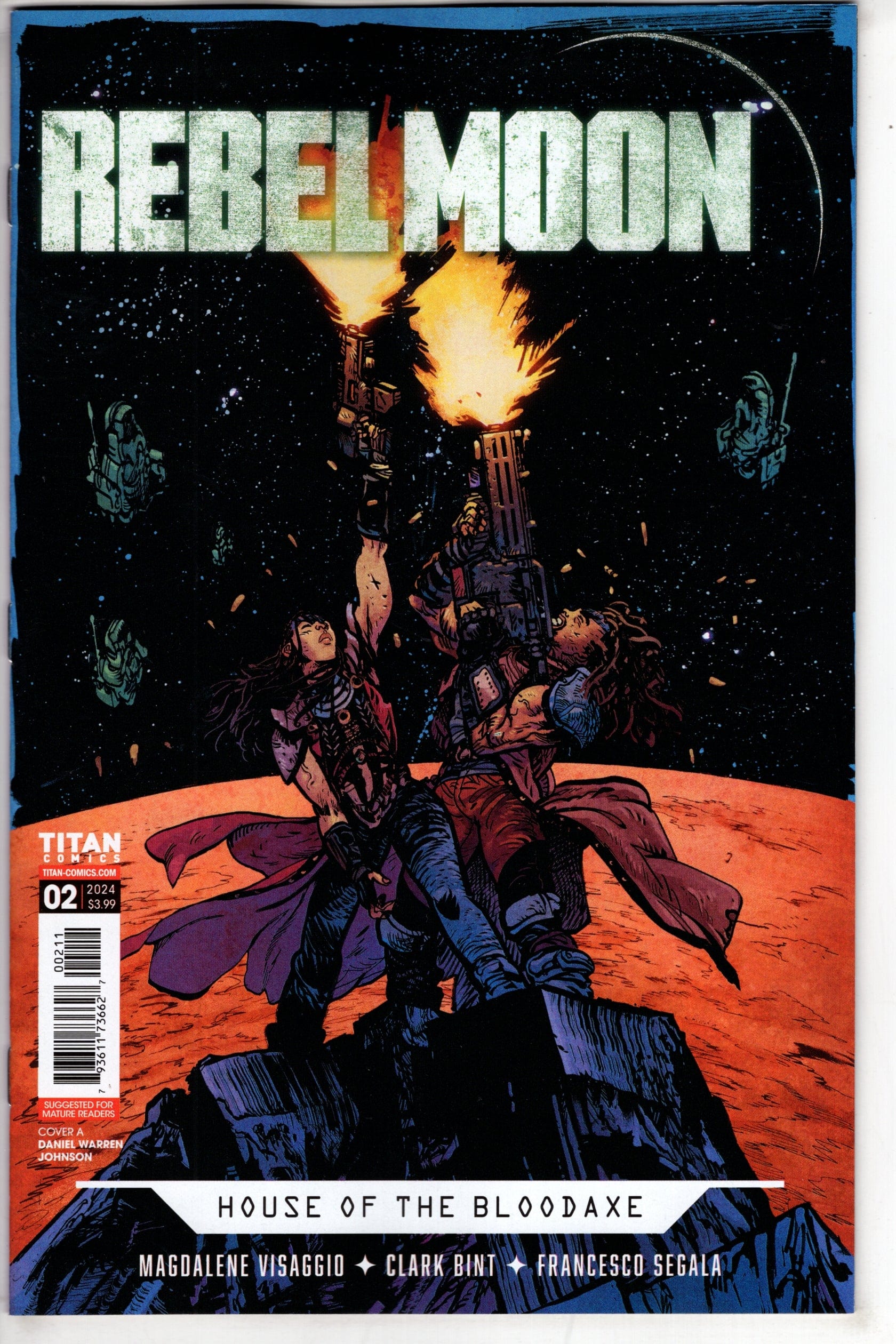 TITAN COMICS COMIC BOOK Rebel Moon House Blood Axe #2 (Of 4) Cover A Warren Johnson (M