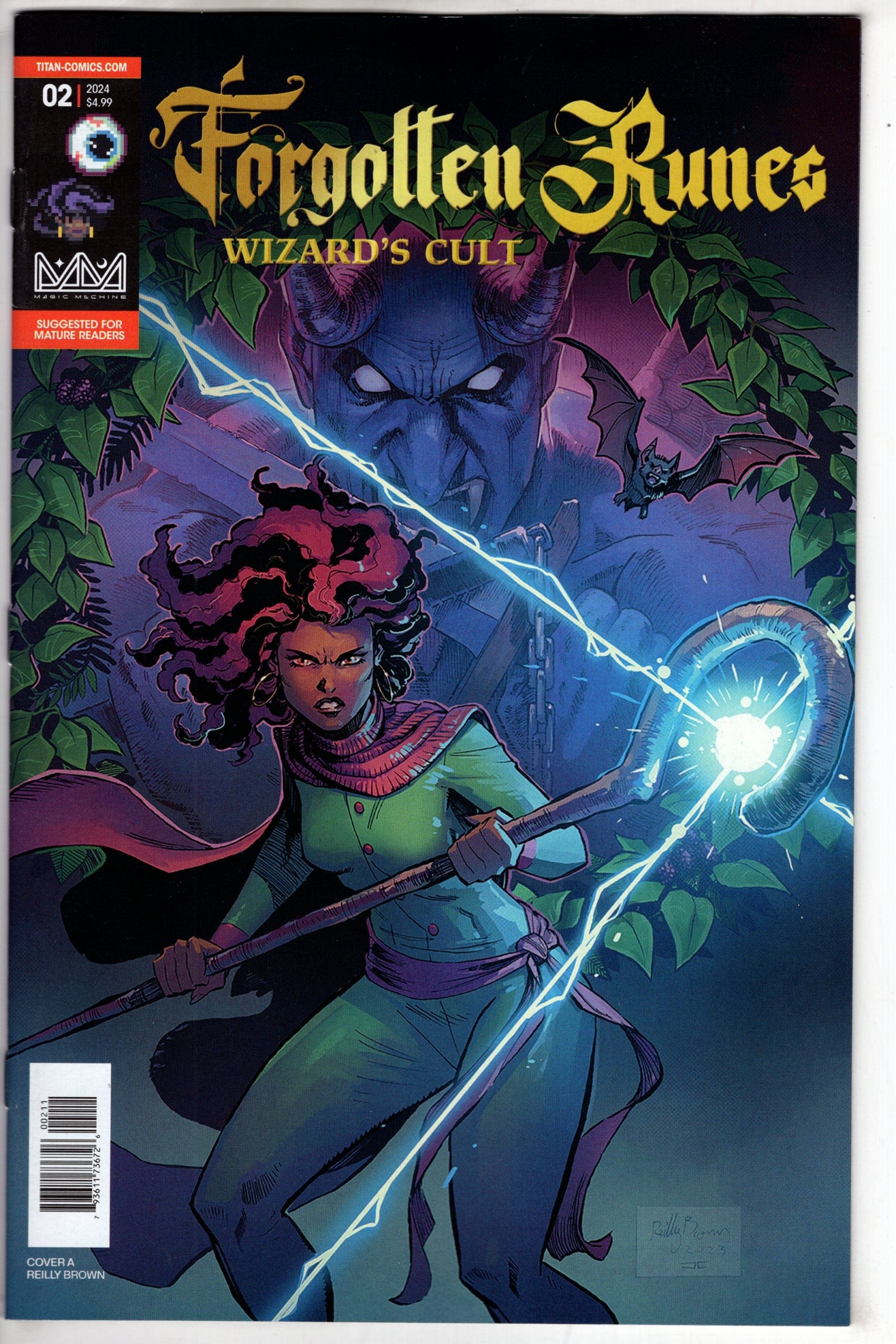 TITAN COMICS COMIC BOOKS Forgotten Runes Wizards Cult #2 (Of 10) Cover A Brown