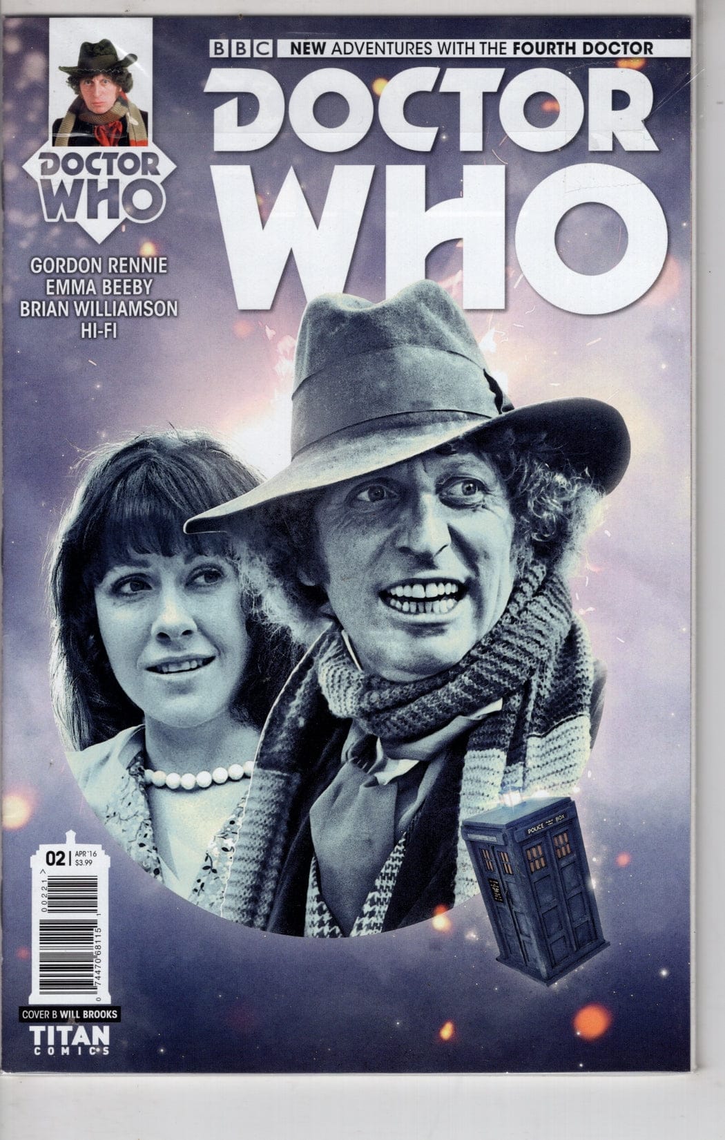 Titan Comics Doctor Who: The Fourth Doctor #2 CVR B [VF/NM]