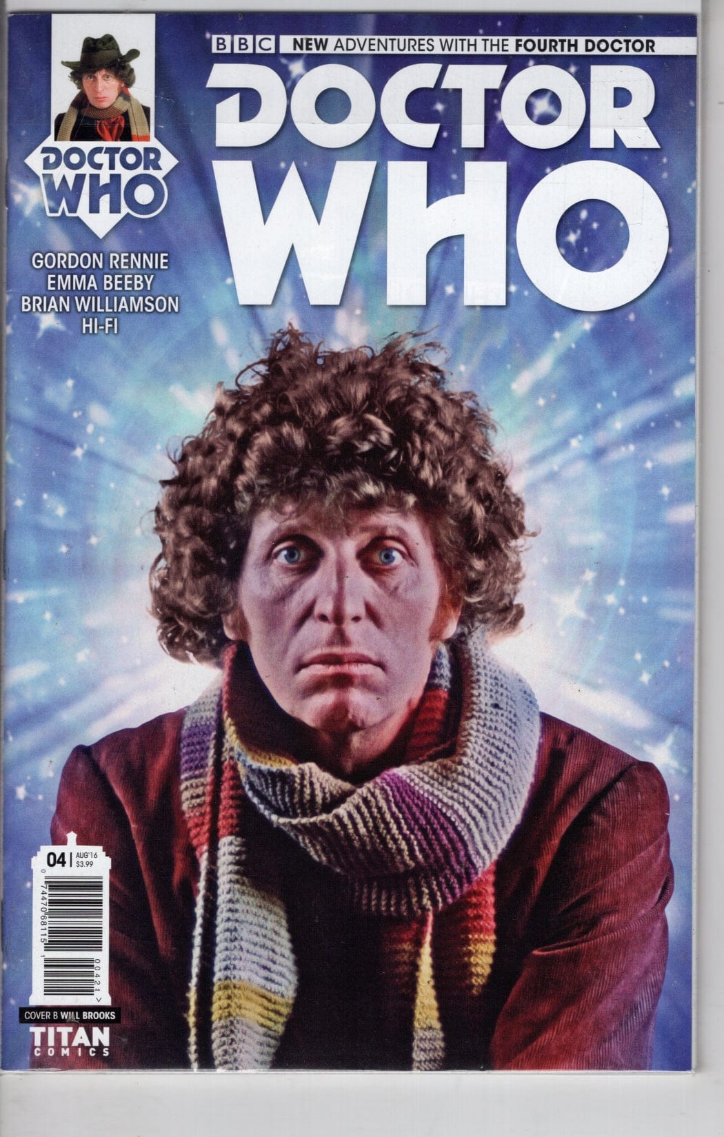 Titan Comics Doctor Who: The Fourth Doctor #4 CVR B [VF/NM]