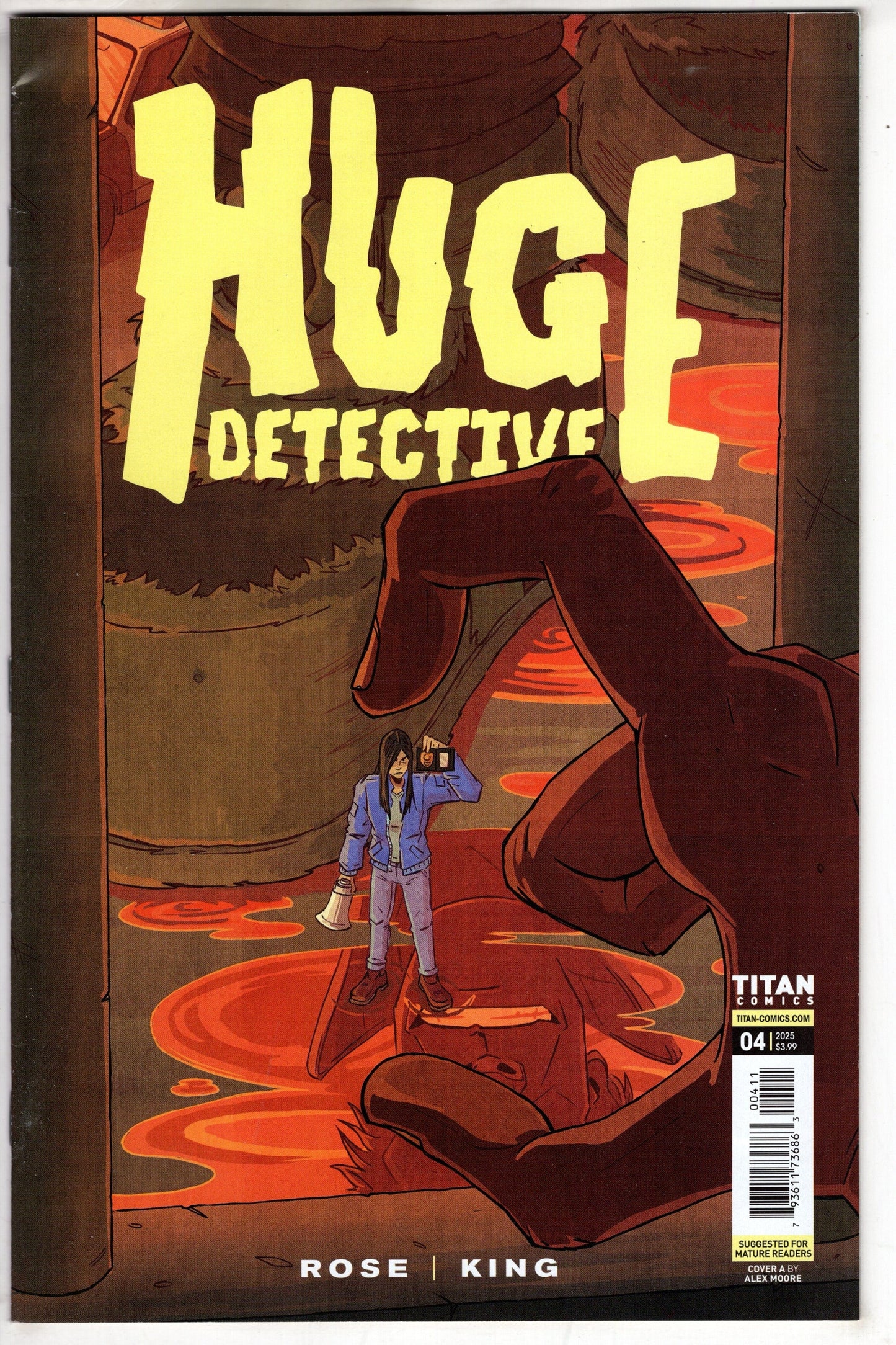 TITAN COMICS Huge Detective #4 (Of 5) Cover A Moore (Mature)