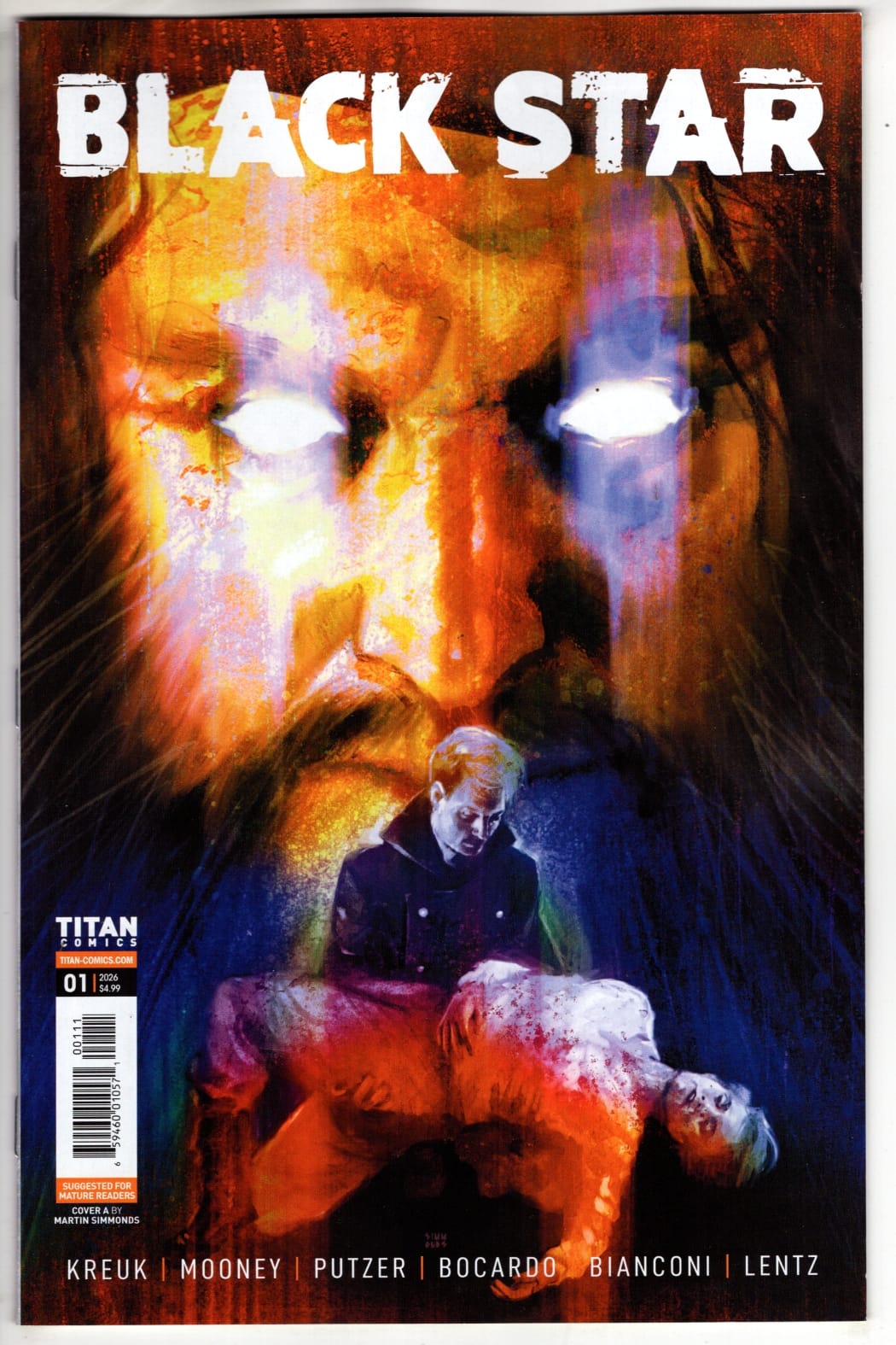 Titan Comics NEW THIS WEEK BLACK STAR #1 (OF 5) CVR A MARTIN SIMMONDS (VF/NM)