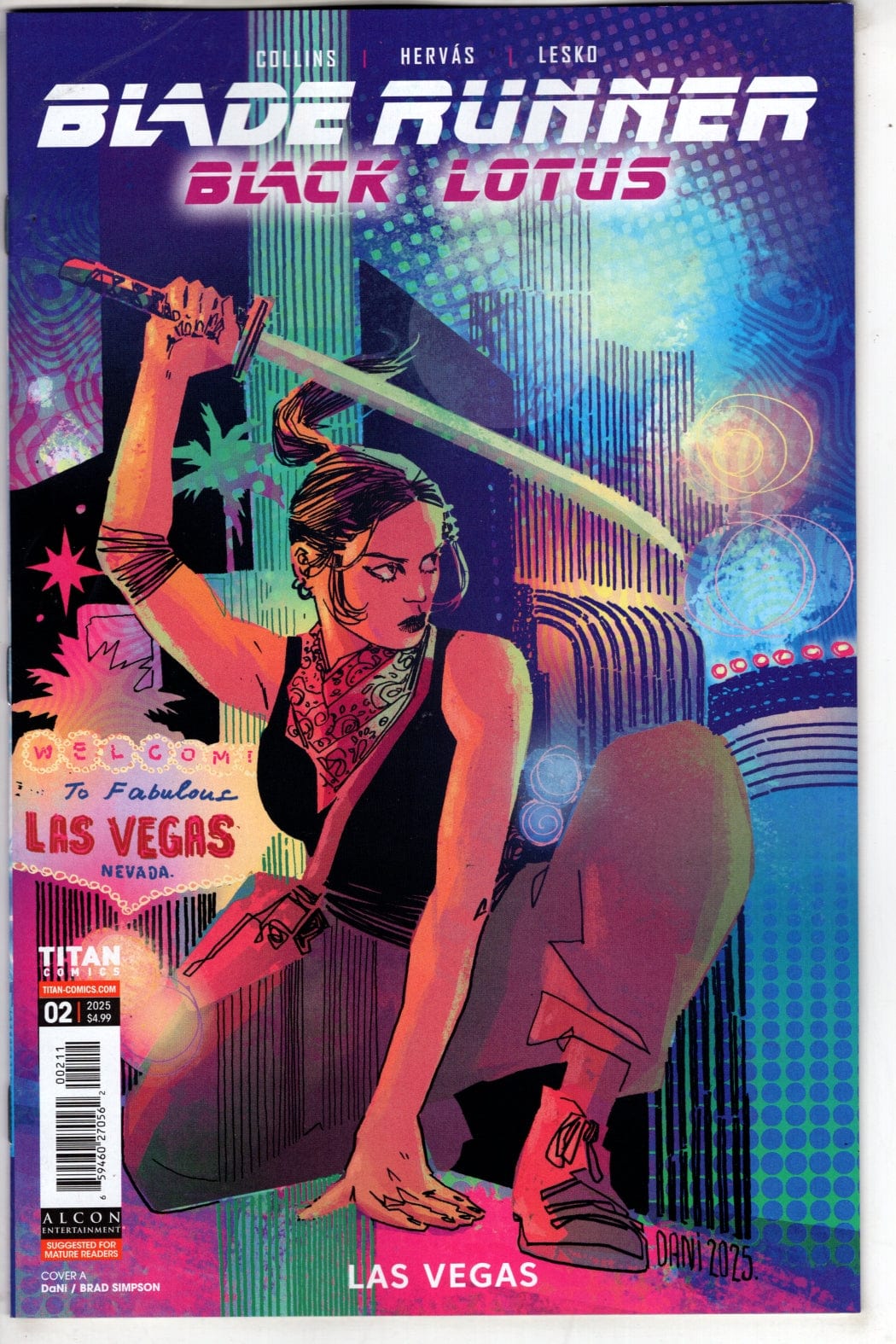 Titan Comics NEW THIS WEEK BLADE RUNNER BLACK LOTUS LAS VEGAS #2 (OF 4) CVR A DANI (MR)
