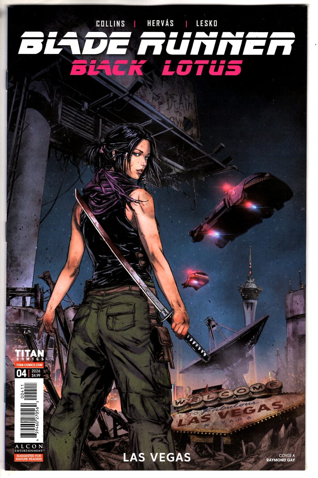 Titan Comics NEW THIS WEEK BLADE RUNNER BLACK LOTUS LAS VEGAS #4 CVR A (VF/NM)
