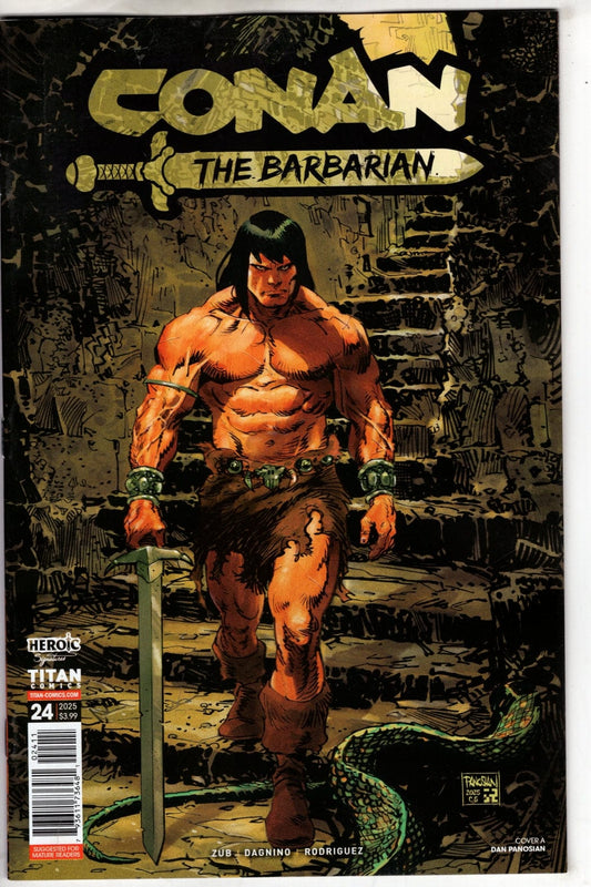 Titan Comics NEW THIS WEEK CONAN THE BARBARIAN #24 CVR A DAN PANOSIAN (MR)