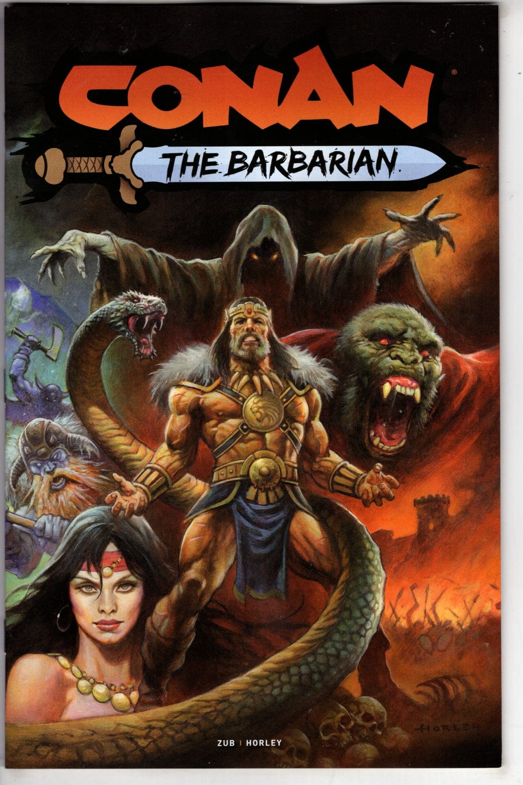 Titan Comics NEW THIS WEEK CONAN THE BARBARIAN #25 CVR A ALEX HORLEY WRAPAROUND (MR)