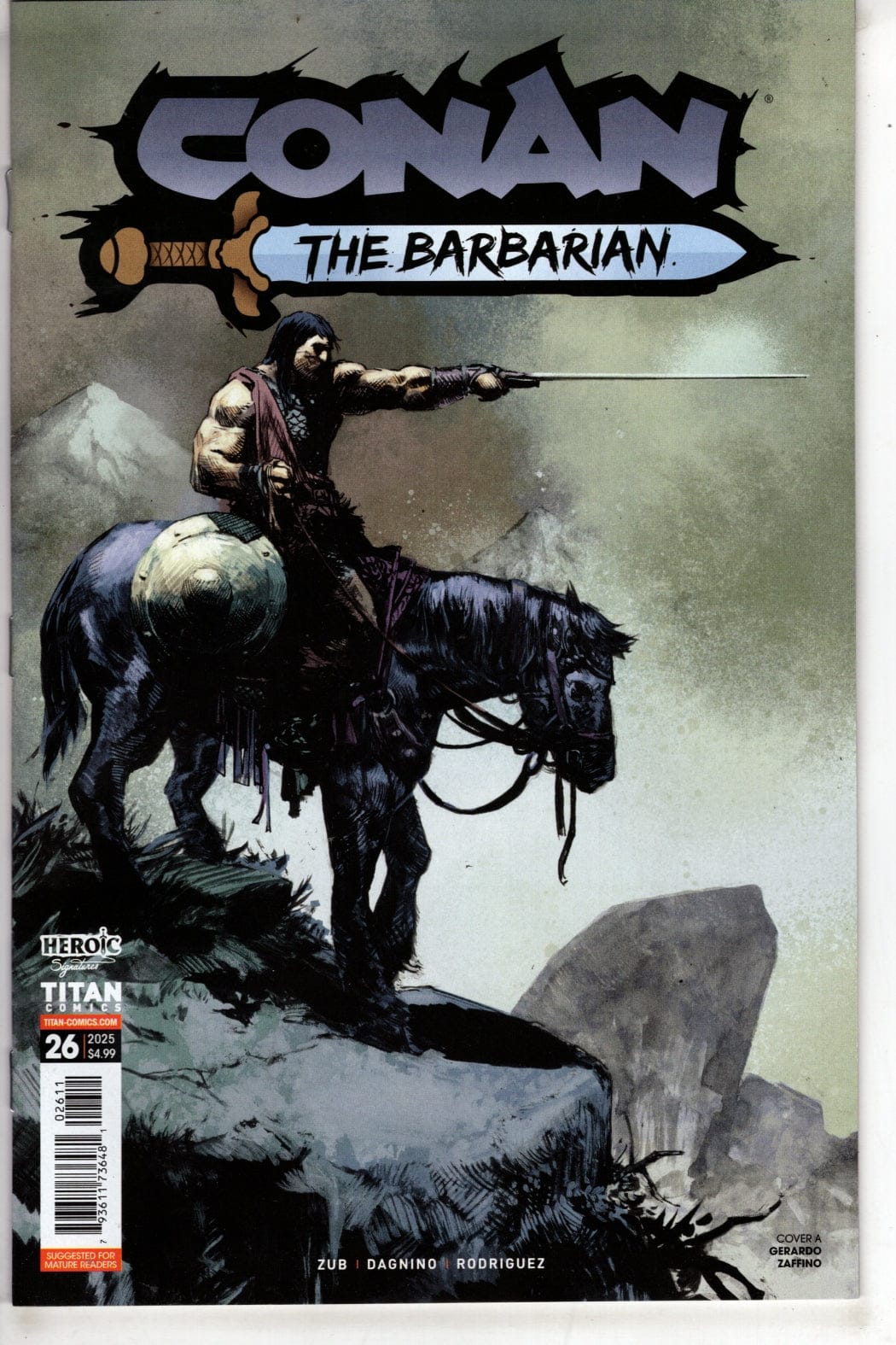 Titan Comics NEW THIS WEEK CONAN THE BARBARIAN #26 CVR A [VF/NM]
