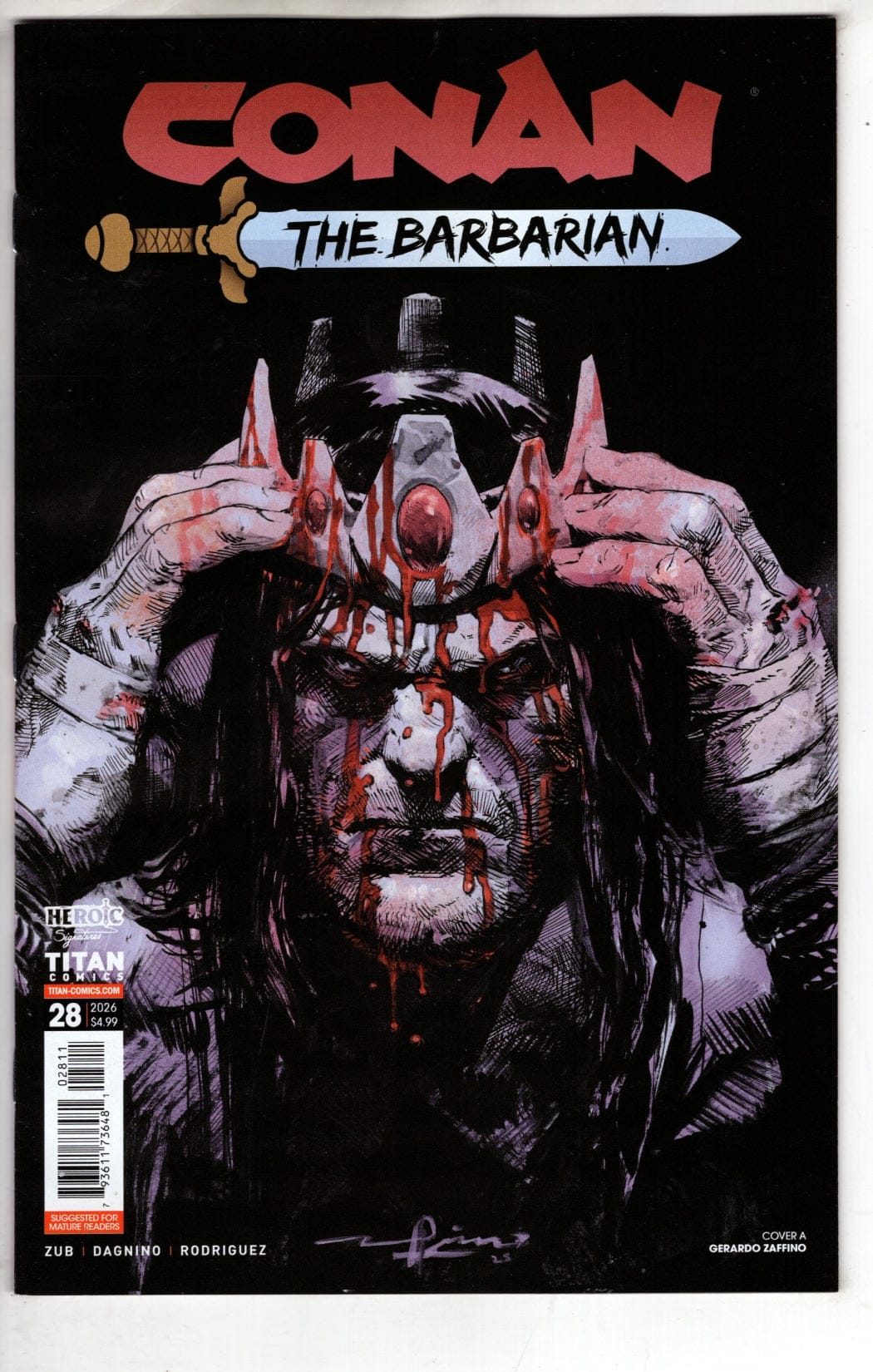 Titan Comics NEW THIS WEEK CONAN THE BARBARIAN #28 CVR A  (VF/NM)