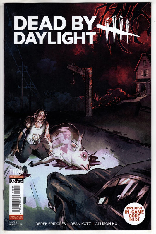 Titan Comics NEW THIS WEEK DEAD BY DAYLIGHT THE HILLBILLY #3 (OF 4) CVR B LIZZIE STYLES VAR (MR) (VF/NM)
