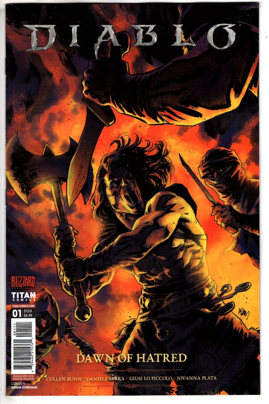 Titan Comics NEW THIS WEEK DIABLO DAWN OF HATRED #1 (OF 4) CVR A ADAM GORHAM VAR (MR) (VF/NM)